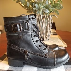 Combat/moto boots